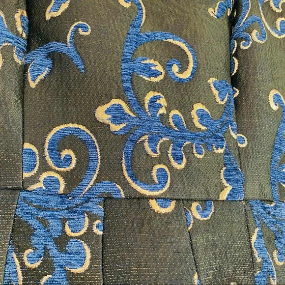 Belle Badgley Mischka Floral Metallic Brocade Vienna Dress sz 2 NWT - Picture 5 of 15